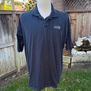 Mercedes Benz SL Class Black Embroidered Polo Shirt Men's Size XL